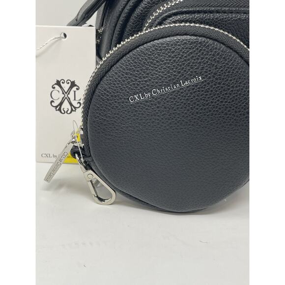 CXL by Christian Lacroix Eve Pebble Camera w Detachable Mini Zip Black MSRP $88 - Picture 2 of 11